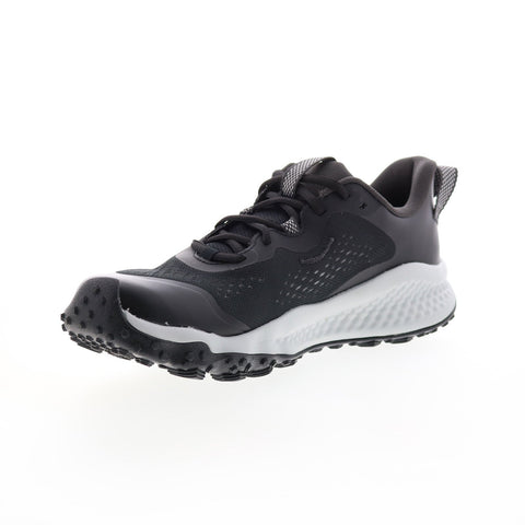 Under Armour Charged Maven Trail Mens Black Canvas Athletic Hiking Shoes