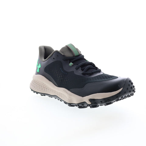 Under Armour Charged Maven Trail Mens Black Canvas Athletic Hiking Shoes