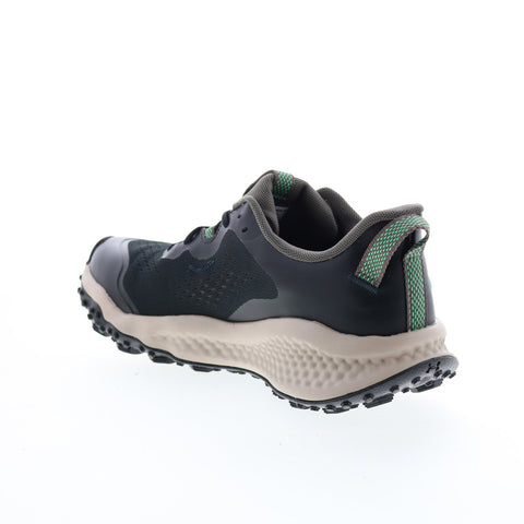Under Armour Charged Maven Trail Mens Black Canvas Athletic Hiking Shoes
