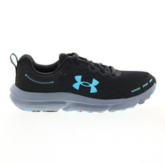 Under Armour Charged Assert 10 Mens Black Canvas Athletic Running Shoes