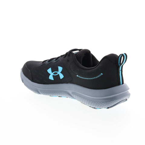 Under Armour Charged Assert 10 Mens Black Canvas Athletic Running Shoes
