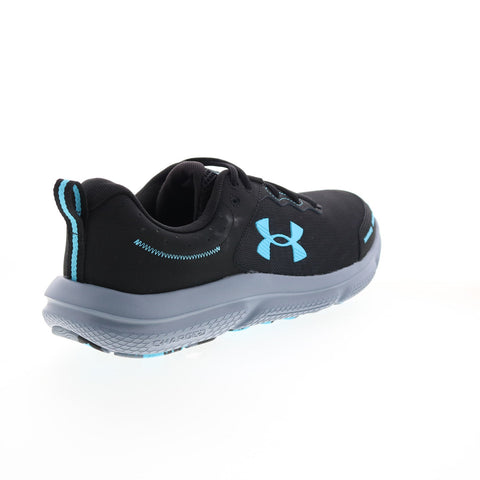 Under Armour Charged Assert 10 Mens Black Canvas Athletic Running Shoes
