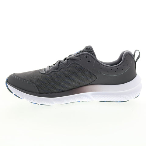Under Armour Charged Assert 10 Mens Gray Canvas Athletic Running Shoes