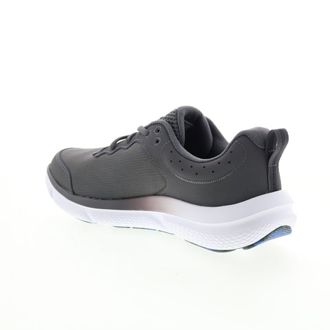 Under Armour Charged Assert 10 Mens Gray Canvas Athletic Running Shoes