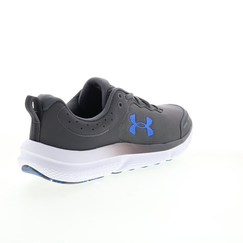 Under Armour Charged Assert 10 Mens Gray Canvas Athletic Running Shoes
