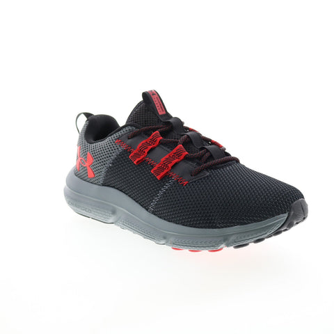 Under Armour Charged Assert 5050 Mens Black Canvas Athletic Running Shoes