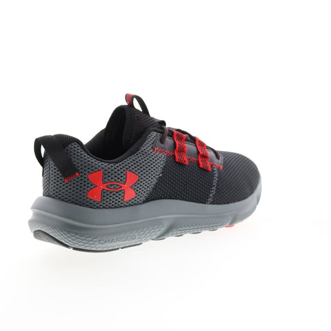 Under Armour Charged Assert 5050 Mens Black Canvas Athletic Running Shoes