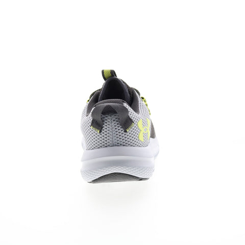 Under Armour Charged Assert 5050 Mens Gray Canvas Athletic Running Shoes