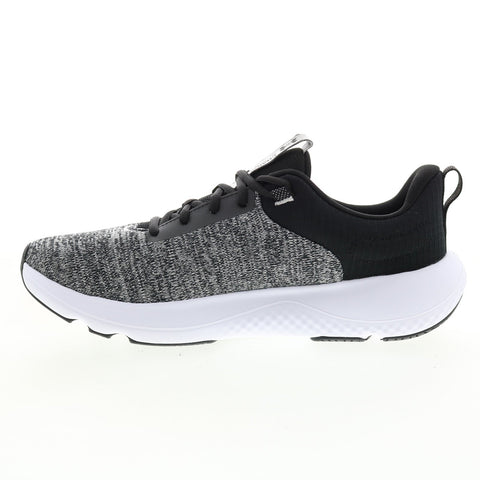 Under Armour Charged Revitalize Mens Gray Canvas Athletic Running Shoes