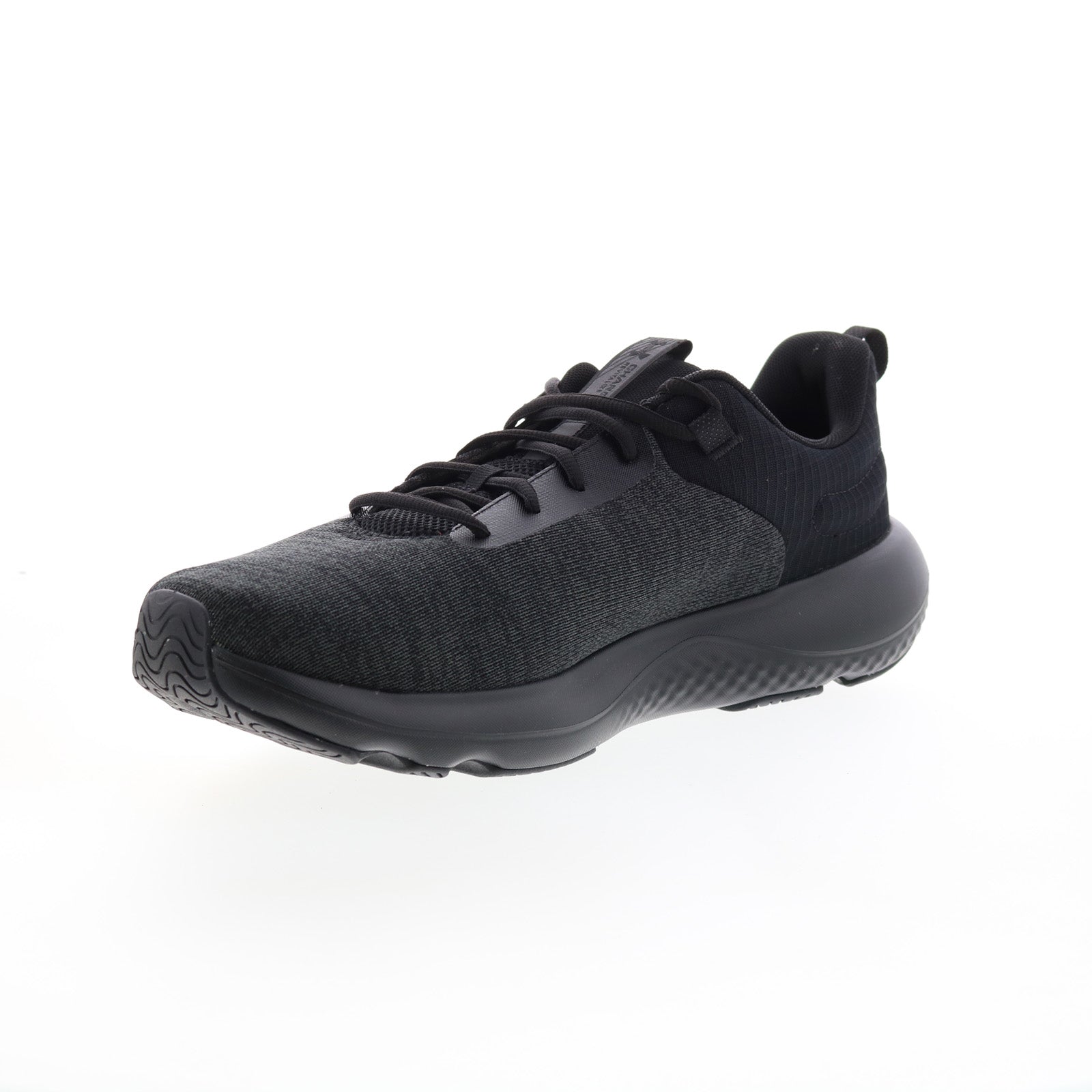 Under Armour Charged Revitalize Mens Black Canvas Athletic Running Sho ...