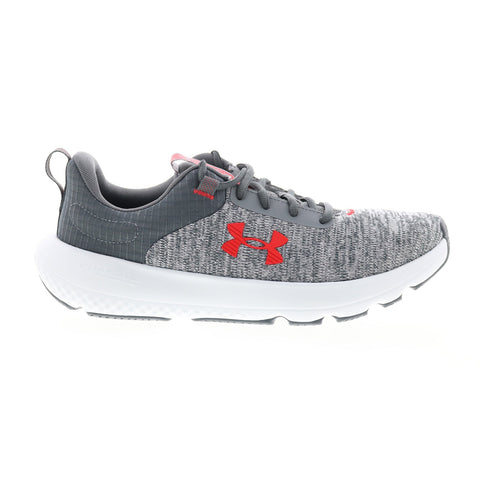 Under Armour Charged Revitalize Mens Gray Canvas Athletic Running Shoes