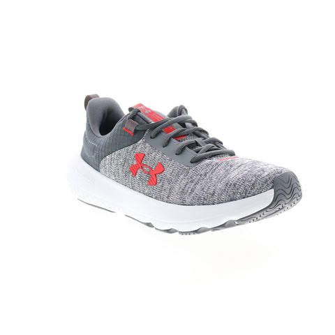 Under Armour Charged Revitalize Mens Gray Canvas Athletic Running Shoes
