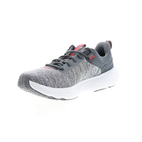Under Armour Charged Revitalize Mens Gray Canvas Athletic Running Shoes