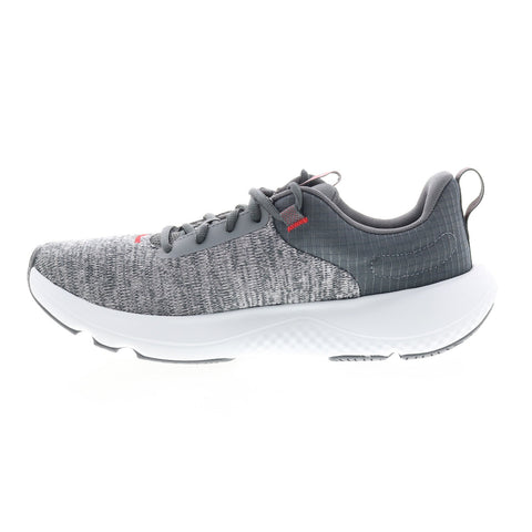 Under Armour Charged Revitalize Mens Gray Canvas Athletic Running Shoes