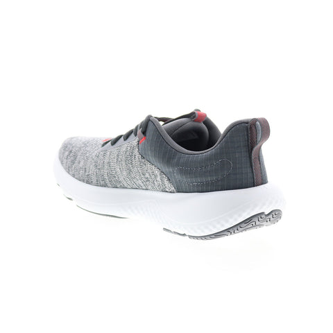 Under Armour Charged Revitalize Mens Gray Canvas Athletic Running Shoes