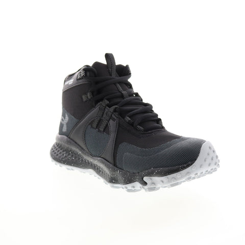 Under Armour Charged Maven Trek WP Mens Black Canvas Athletic Hiking Shoes