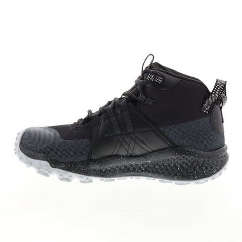Under Armour Charged Maven Trek WP Mens Black Canvas Athletic Hiking Shoes