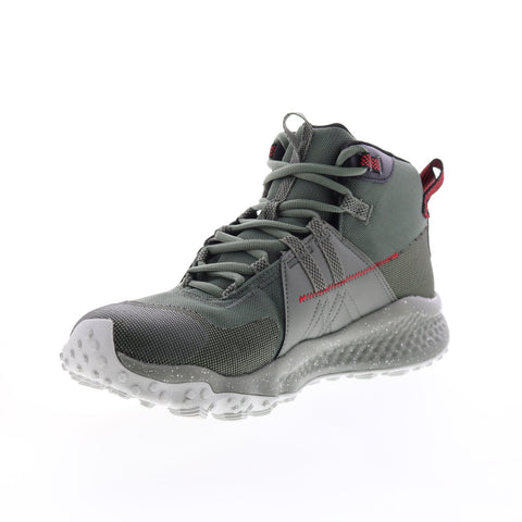 Under Armour Charged Maven Trek WP Mens Green Canvas Athletic Hiking Shoes