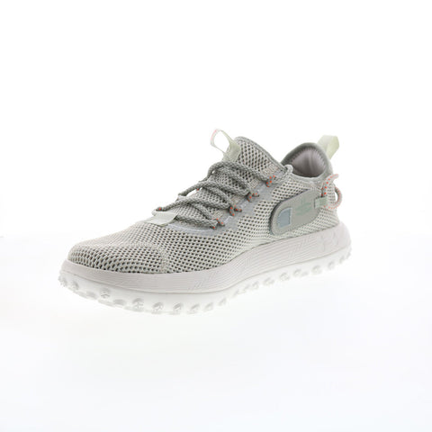 Under Armour Fat Tire Venture Mens Green Canvas Athletic Hiking Shoes