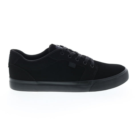 DC Anvil 303190-BB2 Mens Black Nubuck Skate Inspired Sneakers Shoes