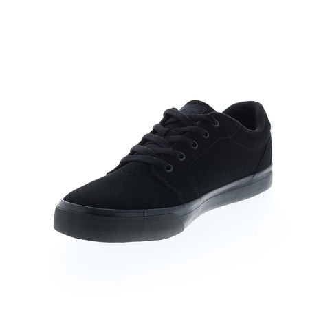 DC Anvil 303190-BB2 Mens Black Nubuck Skate Inspired Sneakers Shoes
