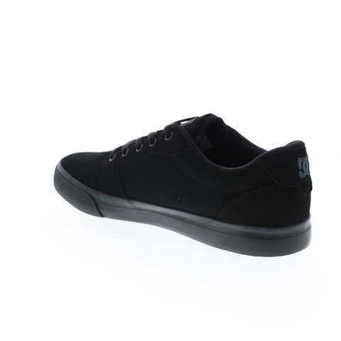 DC Anvil 303190-BB2 Mens Black Nubuck Skate Inspired Sneakers Shoes