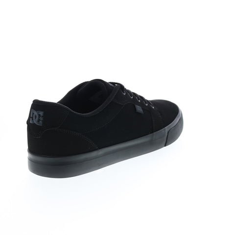 DC Anvil 303190-BB2 Mens Black Nubuck Skate Inspired Sneakers Shoes