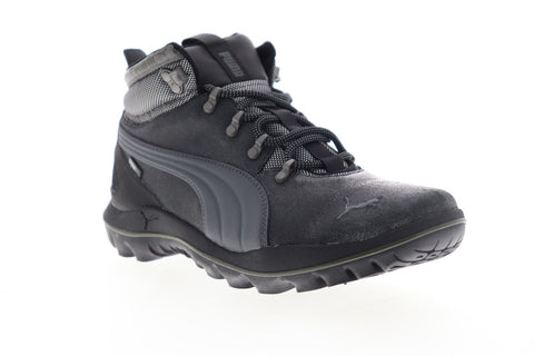 Puma Silicis Mid L 30427804 Mens Black Nubuck Lace Up Low Top Sneakers Shoes