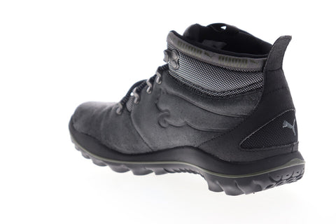 Puma Silicis Mid L 30427804 Mens Black Nubuck Lace Up Low Top Sneakers Shoes