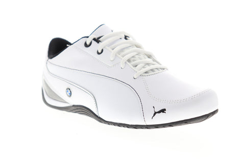 Puma Drift Cat 5 BMW NM 30487904 Mens White Lace Up Athletic Racing Shoes