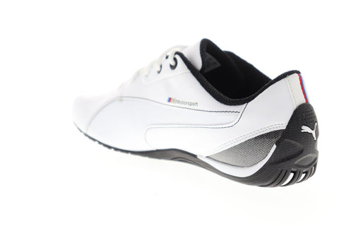 Puma Drift Cat 5 BMW NM 30487904 Mens White Lace Up Athletic Racing Shoes