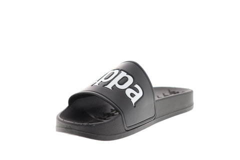 Kappa 222 Banda Adam 9 Mens Black Synthetic Slides Slip On Sandals Shoes