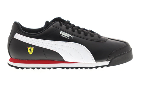 Puma Scuderia Ferrari Roma 30608310 Mens Black Motorsport Low Top Sneakers Shoes
