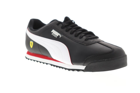 Puma Scuderia Ferrari Roma 30608310 Mens Black Motorsport Low Top Sneakers Shoes