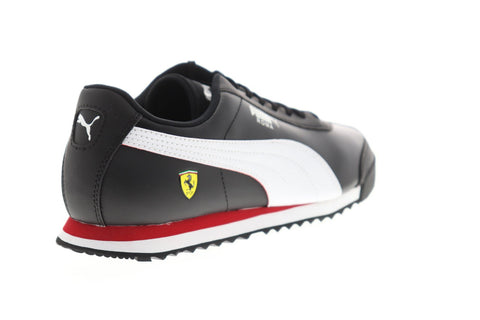 Puma Scuderia Ferrari Roma 30608310 Mens Black Motorsport Low Top Sneakers Shoes