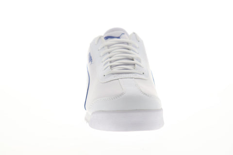 Puma Scuderia Ferrari Roma Mens White Leather Low Top Sneakers Shoes