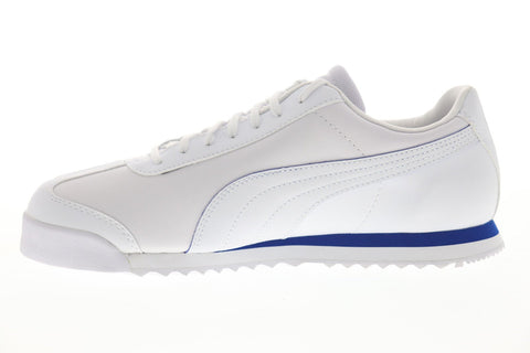 Puma Scuderia Ferrari Roma Mens White Leather Low Top Sneakers Shoes