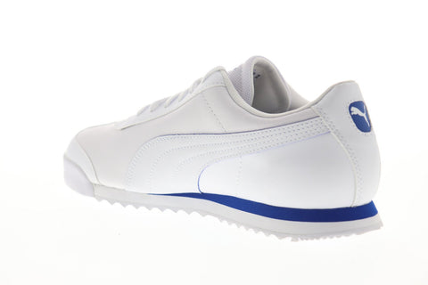 Puma Scuderia Ferrari Roma Mens White Leather Low Top Sneakers Shoes