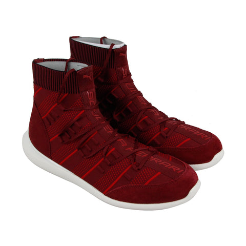 Puma Scuderia Ferrari Evo Cat I Fusefit 30620901 Mens Red Athletic Racing Shoes