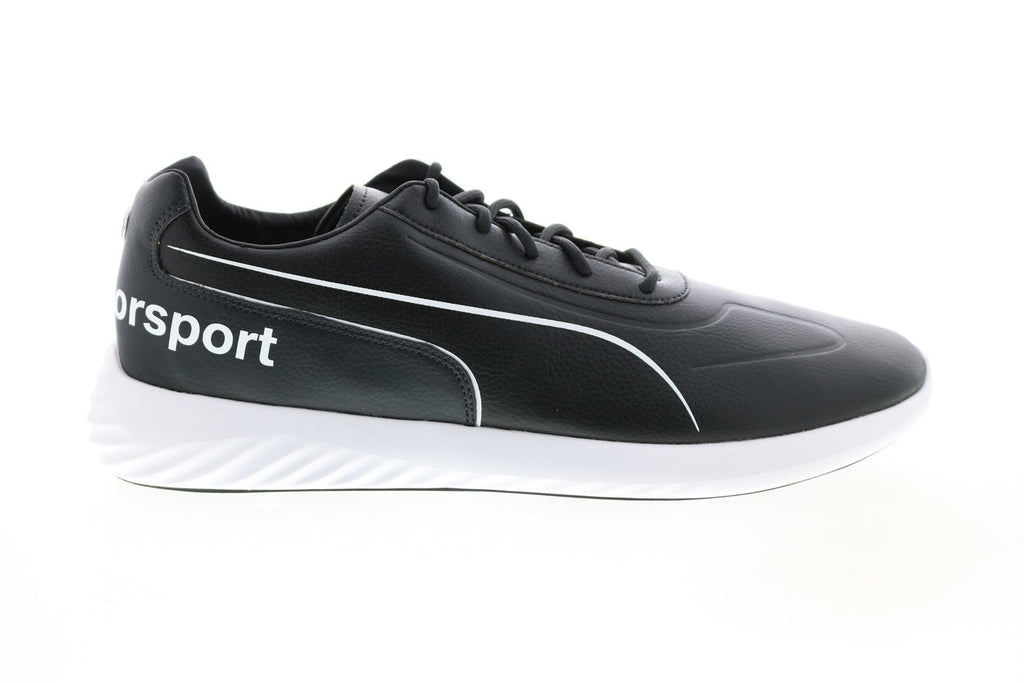 Puma BMW MMS Speed Cat Evo Mens Black Motorsport Inspired Sneakers Sho