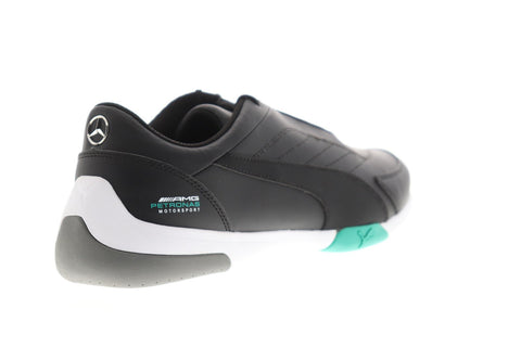 Puma Mapm Kart Cat III Mens Black Leather Athletic Lace Up Racing Shoes