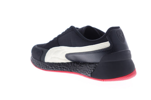 Puma Scuderia Ferrari Speed Hybrid LS Mens Black Suede Low Top Sneakers Shoes