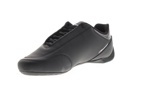 Puma Bmw Mms Future Kart Cat Mens Black Leather Athletic Racing Shoes