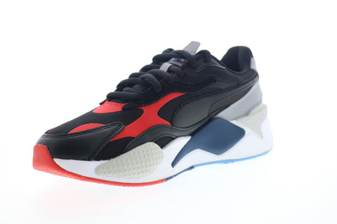 Puma BMW MMS RS-Cube 30649802 Mens Black Mesh Lace Up Low Top Sneakers Shoes