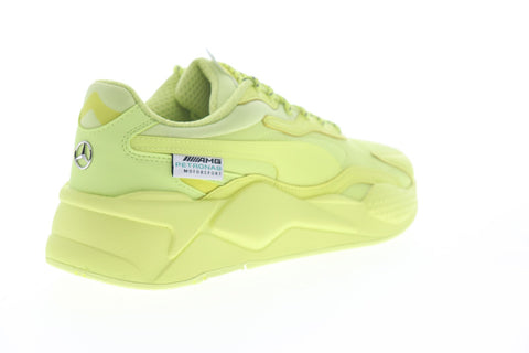 Puma Mercedes AMG Petronas RS-X3 30649903 Mens Green Mesh Athletic Racing Shoes
