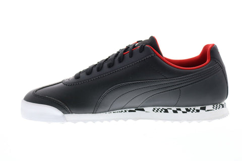 Puma Scuderia Ferrari Race Roma Mens Black Motorsport Inspired Sneakers Shoes