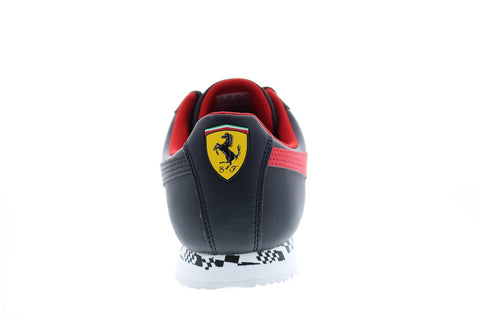 Puma Scuderia Ferrari Race Roma Mens Black Motorsport Inspired Sneakers Shoes