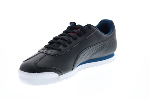 Puma Ferrari Style Roma Mens Black Motorsport Inspired Sneakers Shoes