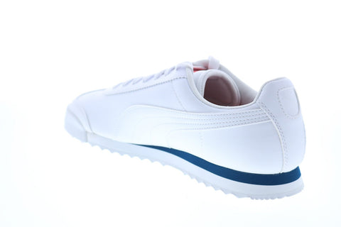 Puma Ferrari Style Roma Mens White Motorsport Inspired Sneakers Shoes