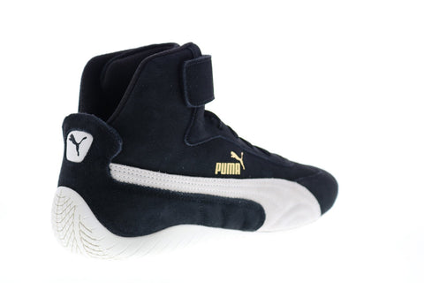 Puma Speedcat Mid Sparco Mens Black Suede Motorsport Inspired Sneakers Shoes